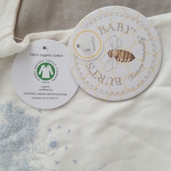 NWT BURTS BEE'S BABY BOY SET - Picture 2 of 6